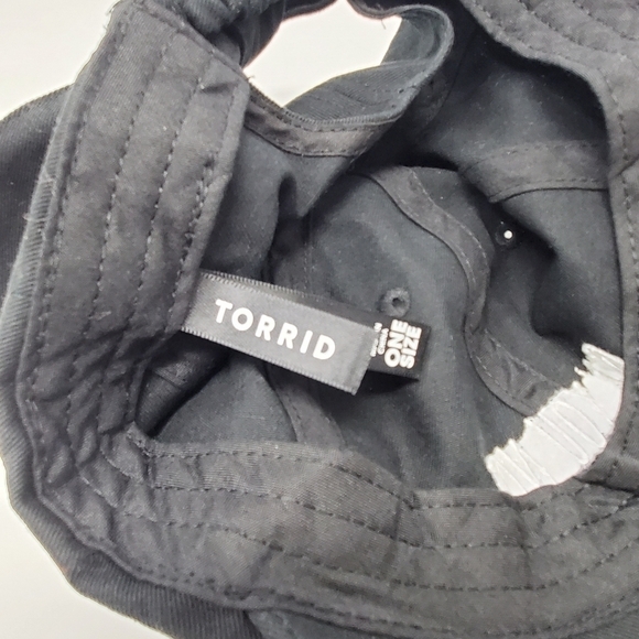 NWT TORRID BLACK SASSY "CAN YOU NOT" BOW TIE BASEBALL HAT WOMEN OS 100% COTTON - Picture 10 of 12